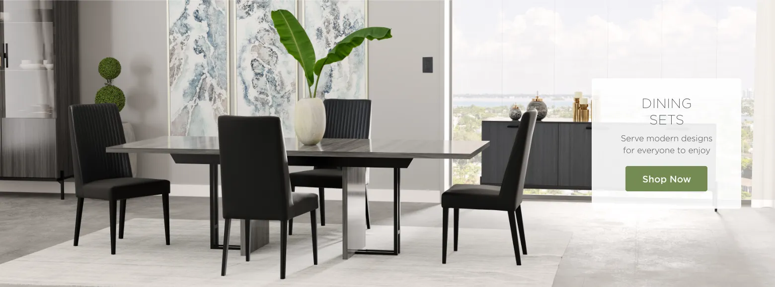 Dining Sets. Serve modern designs for everyone to enjoy. Shop Now.